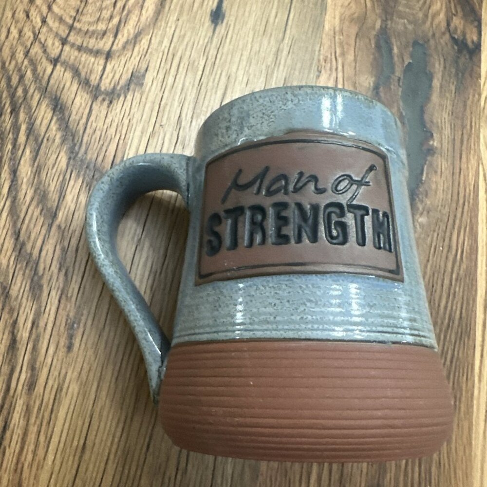 Abbey Gift  Man Of Strength Coffee Mug Father Husband Dad